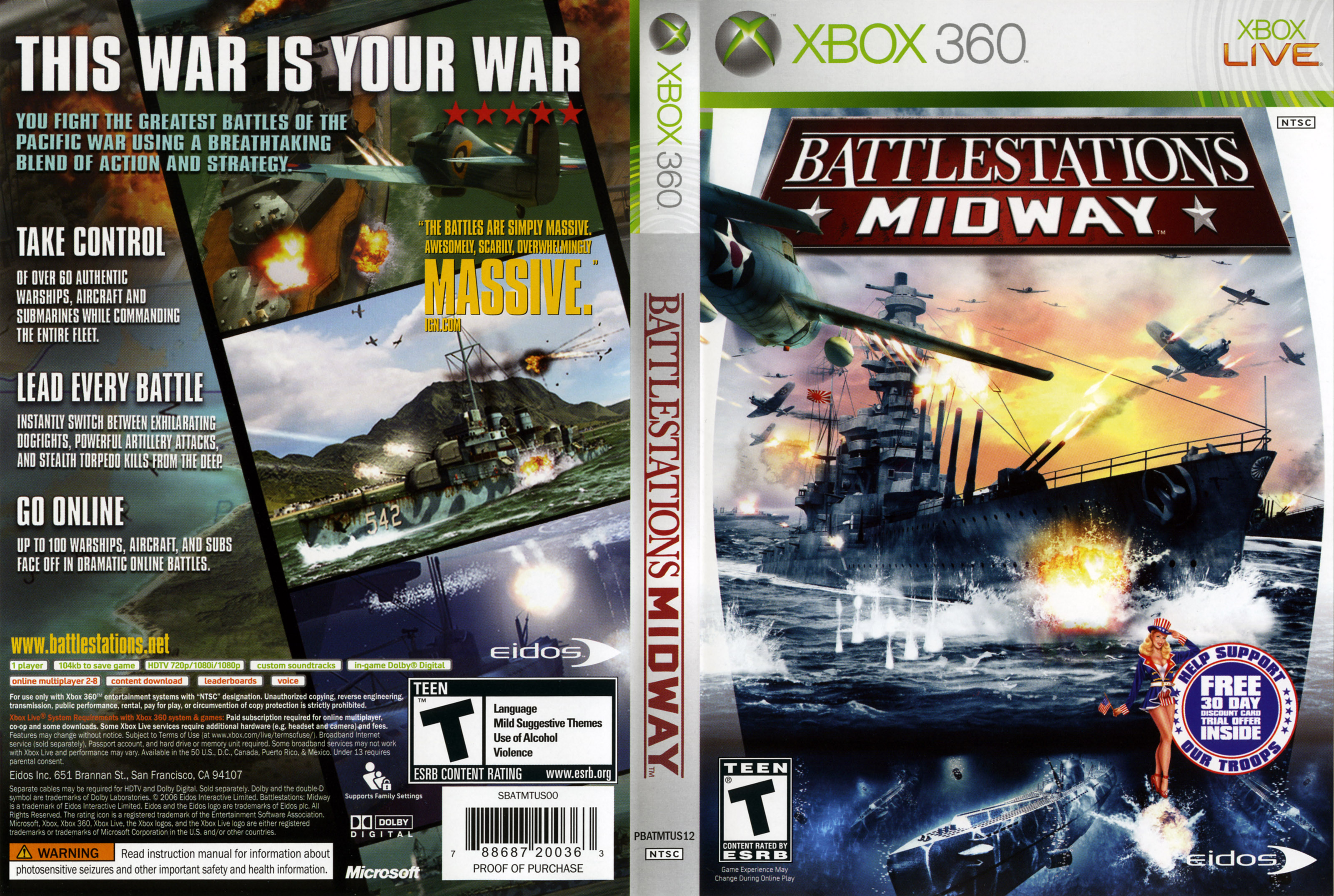 360: BATTLESTATIONS MIDWAY (COMPLETE) - Click Image to Close